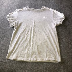 Adidas stripped shoulder top